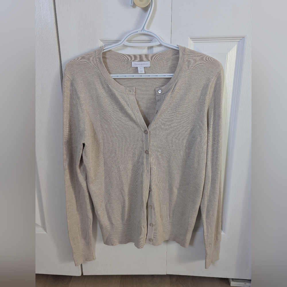 Charter Club Women's Beige Sweater